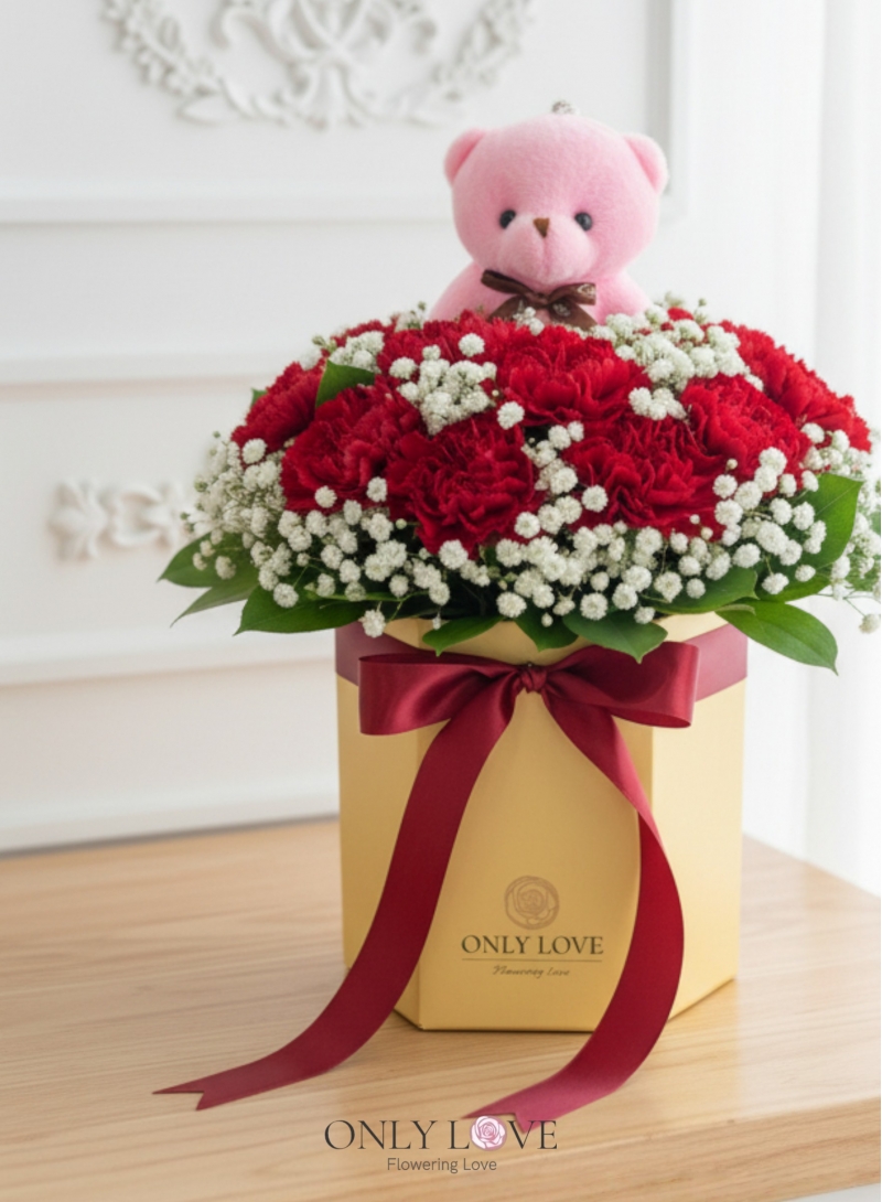 MD036 Carnation Bloom Box