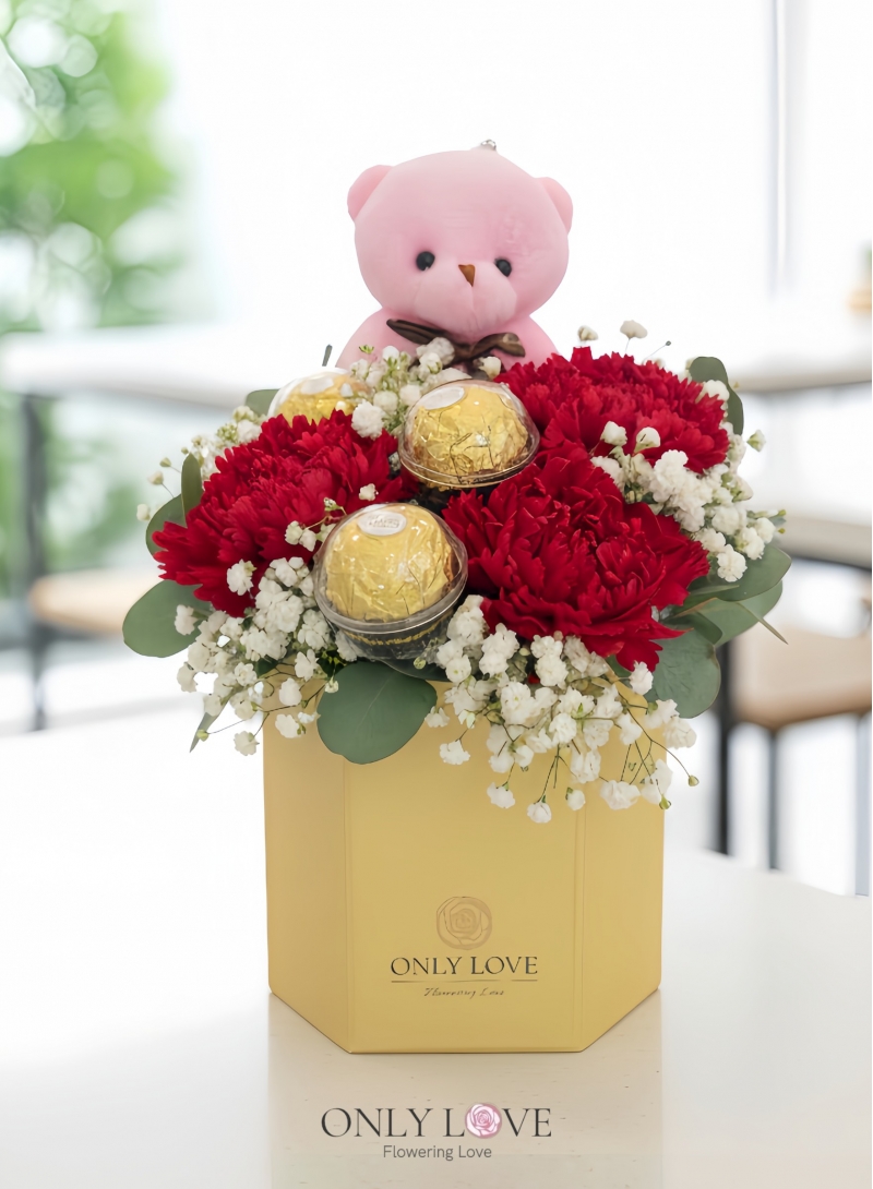 MD059 Carnation Bloom Box