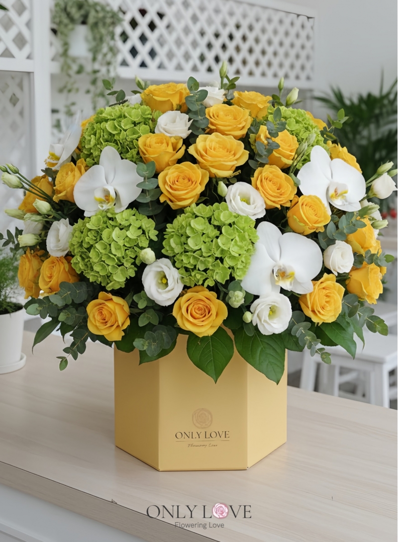 BB003 Luxury Flower Bloom Box