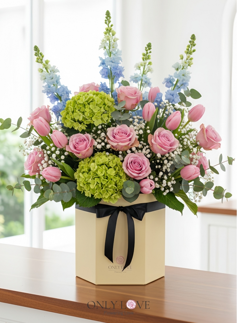 BB098 Luxury Flower Bloom Box