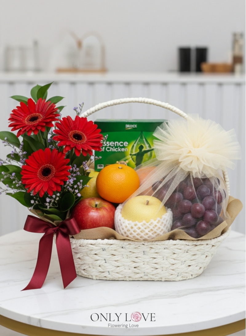 F27 Fruits & Flowers Basket