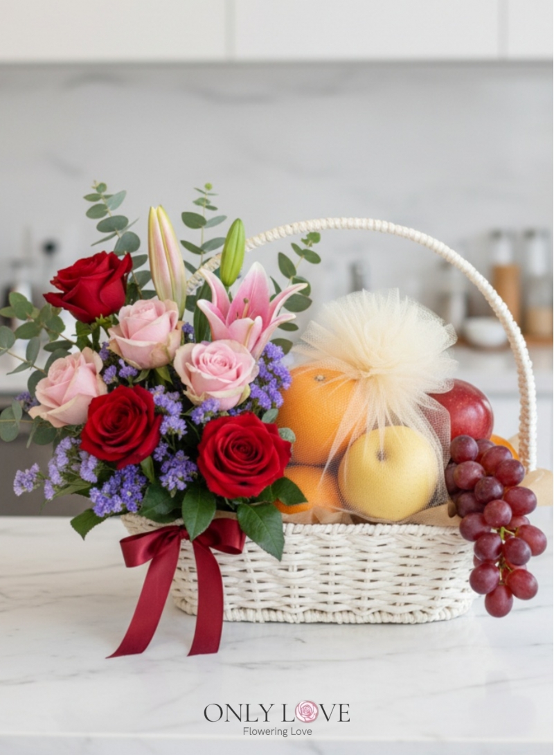 F11 Fruits & Flowers Basket