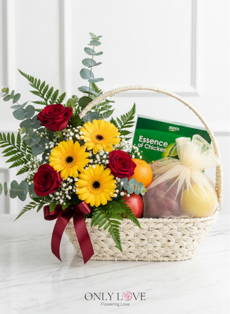F29 Fruits & Flowers Basket