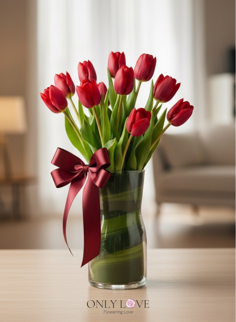 V12 Tulip in Vase