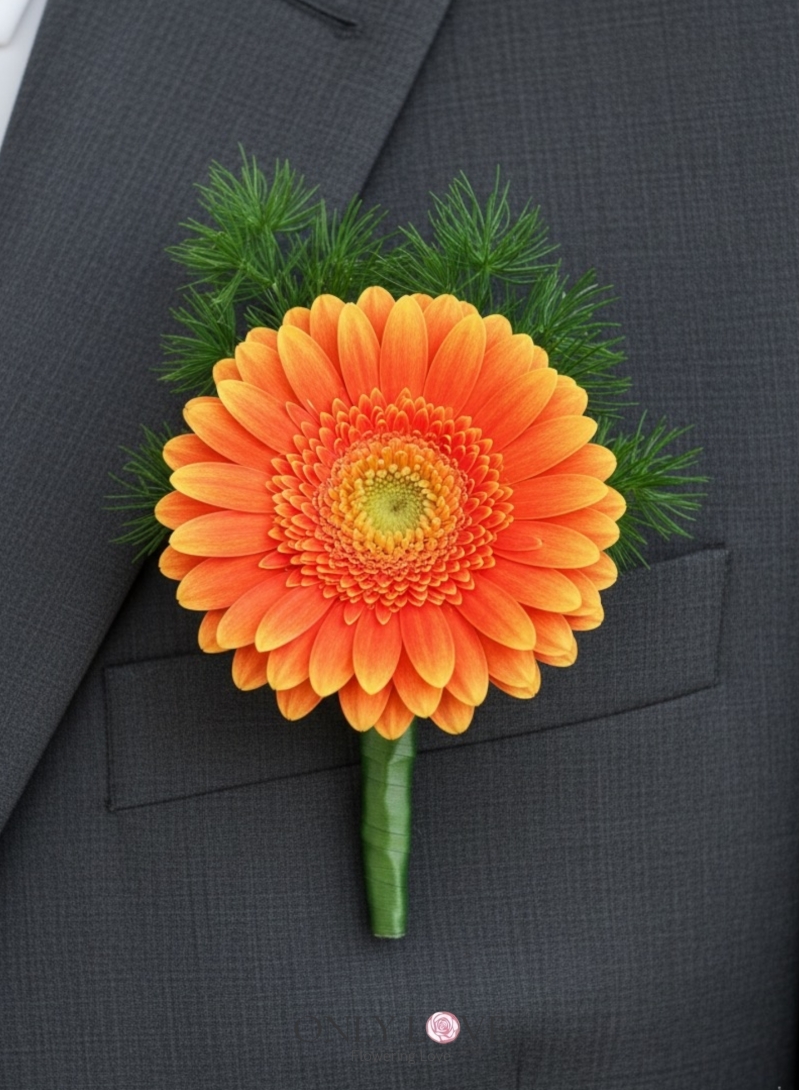 CB009 Gerbera Corsages Boutonniere