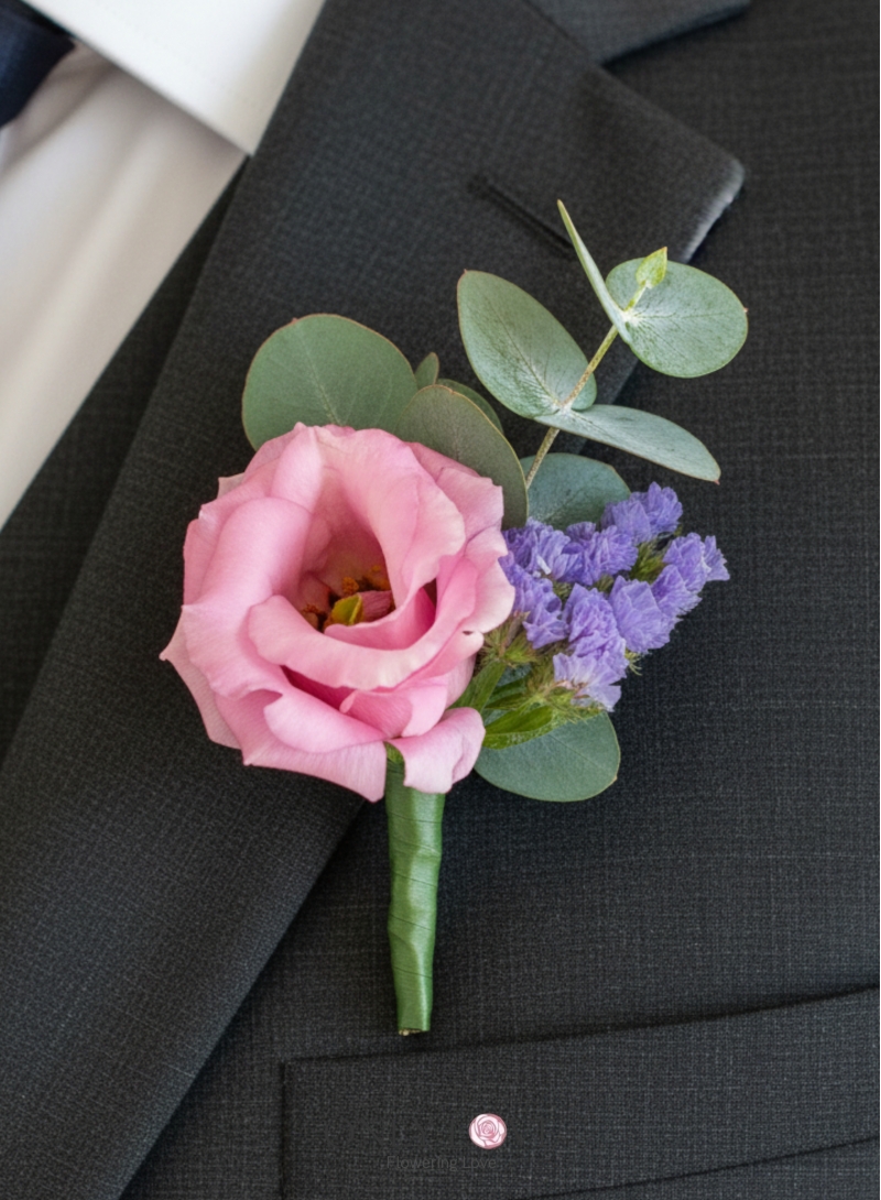 CB006 Eustoma Corsages Boutonniere