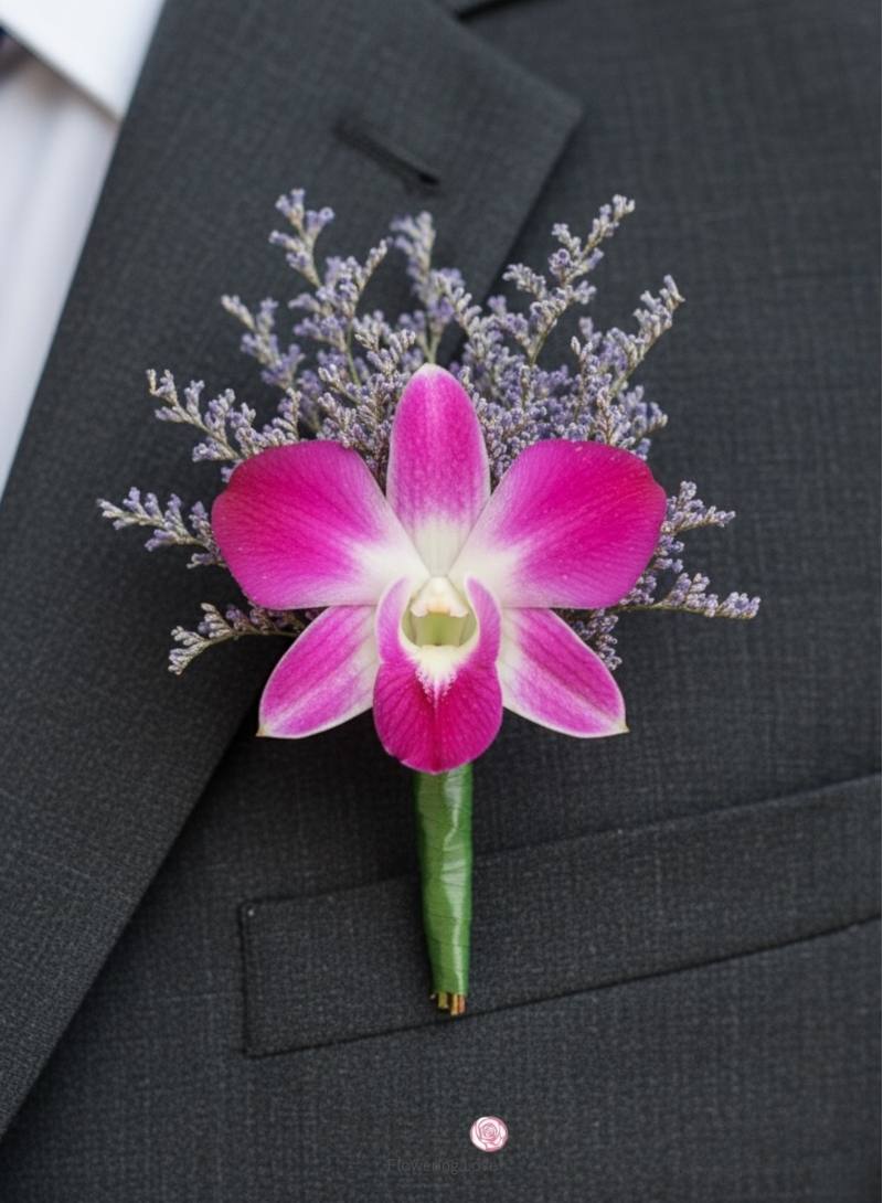 CB010 Dendrobium Orchids Corsages Boutonniere