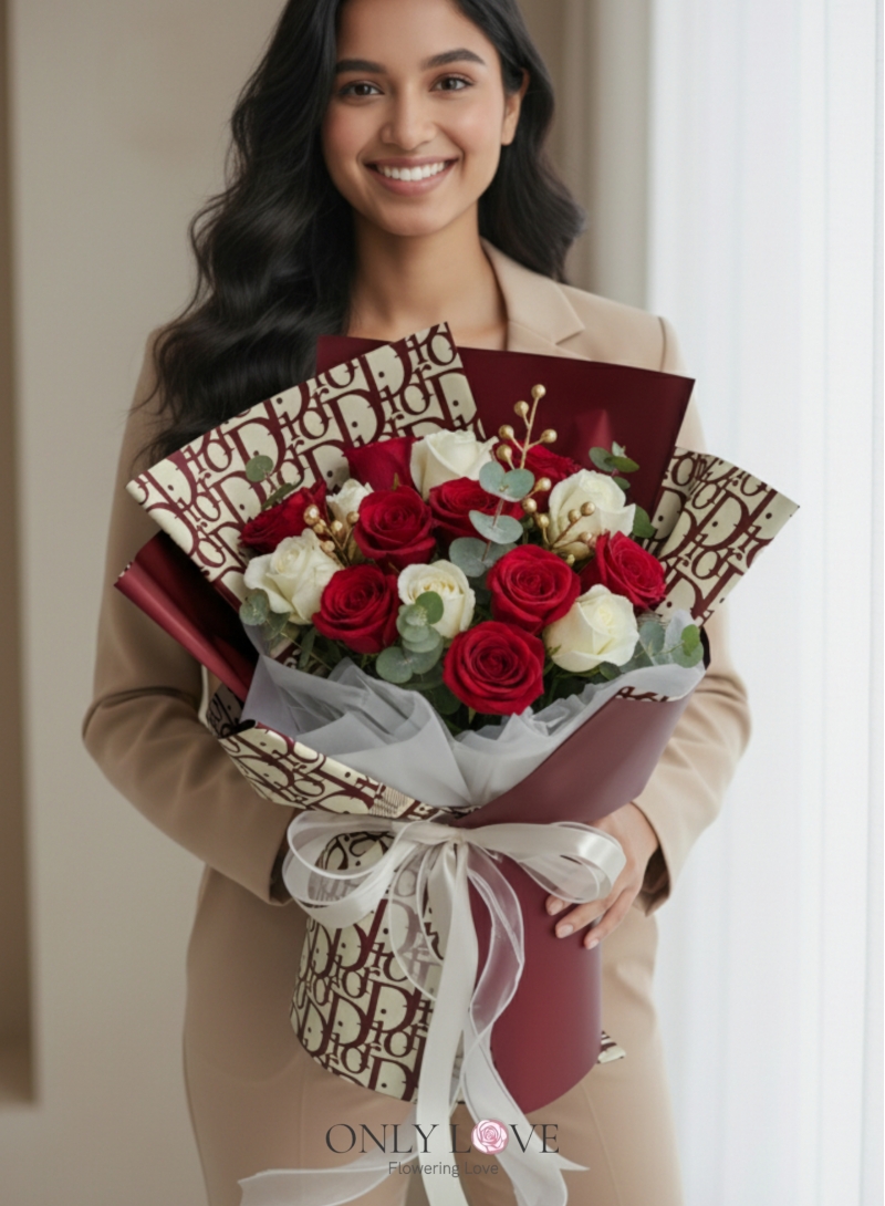 L31 Korean Style Rose Bouquet