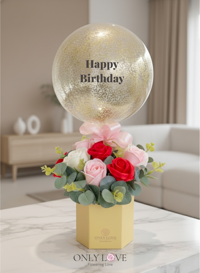 HAB13 Hot Air Balloon Bloom Box