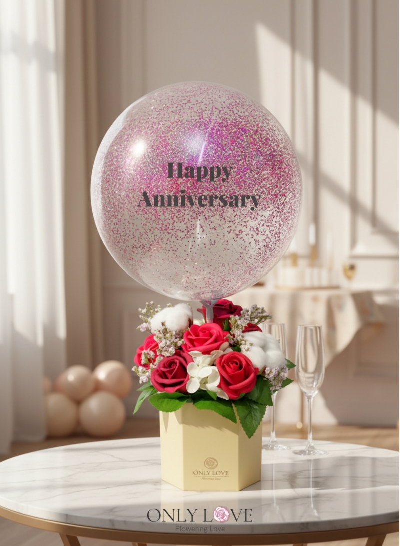 HAB25 Hot Air Balloon Bloom Box