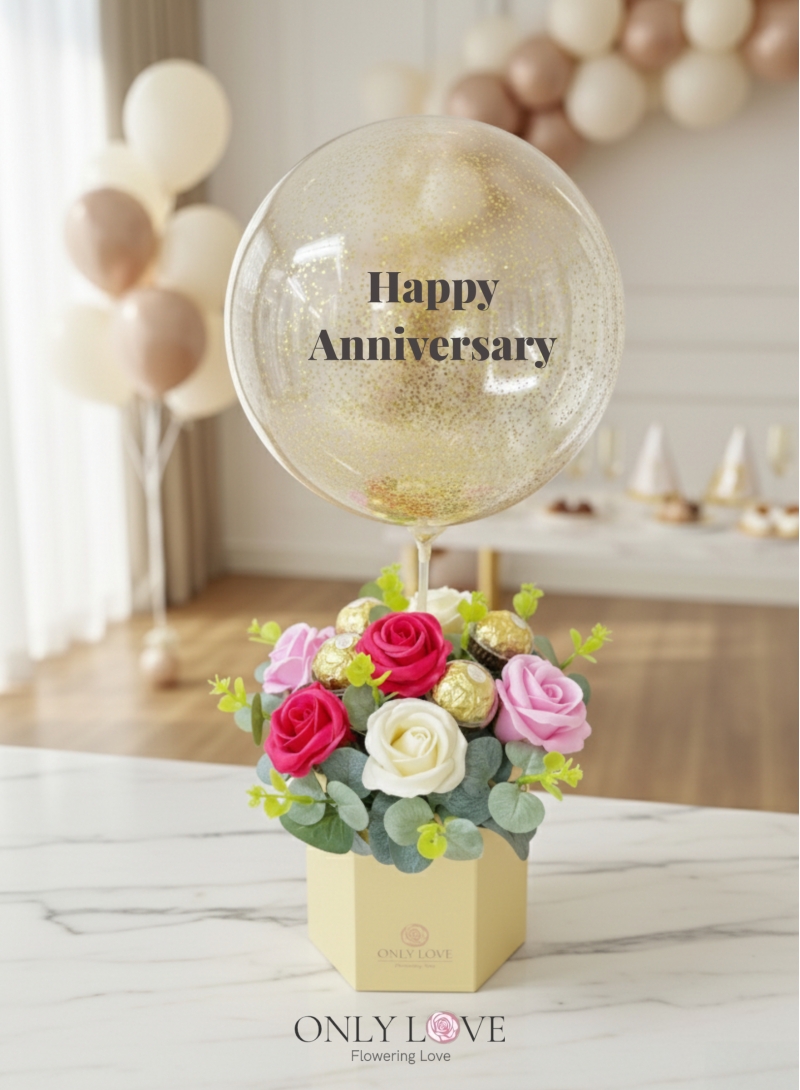 HAB14 Hot Air Balloon Bloom Box