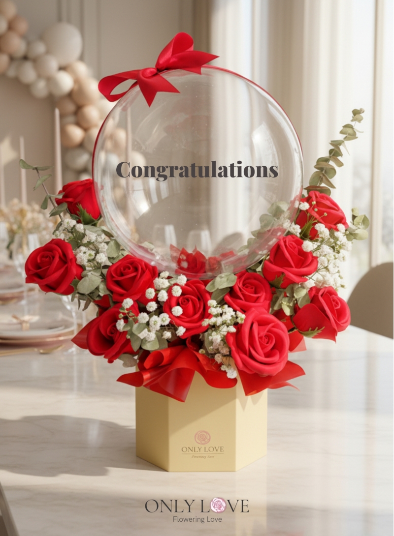 HAB19 Hot Air Balloon Bloom Box