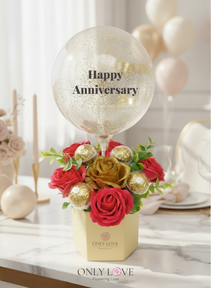 HAB22 Hot Air Balloon Bloom Box