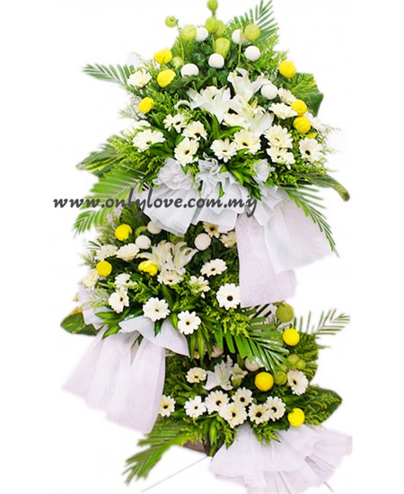 Only Love 孝恩馆 Xiao En Centre Florist Kedai Bunga Same Day Condolence Wreath Flower Delivery To Xiao En Centre Only Love Florist Gifts