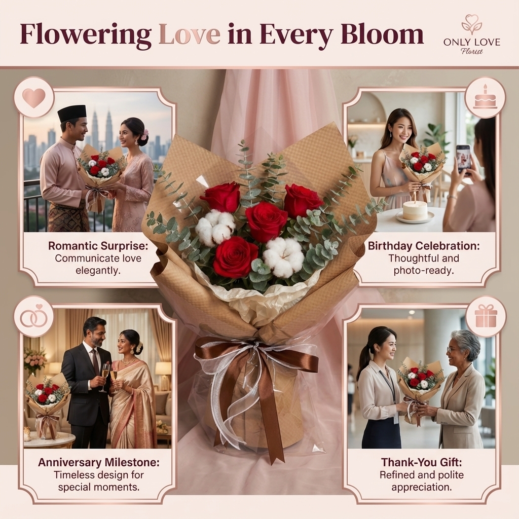 ONLY LOVE Florist bouquet