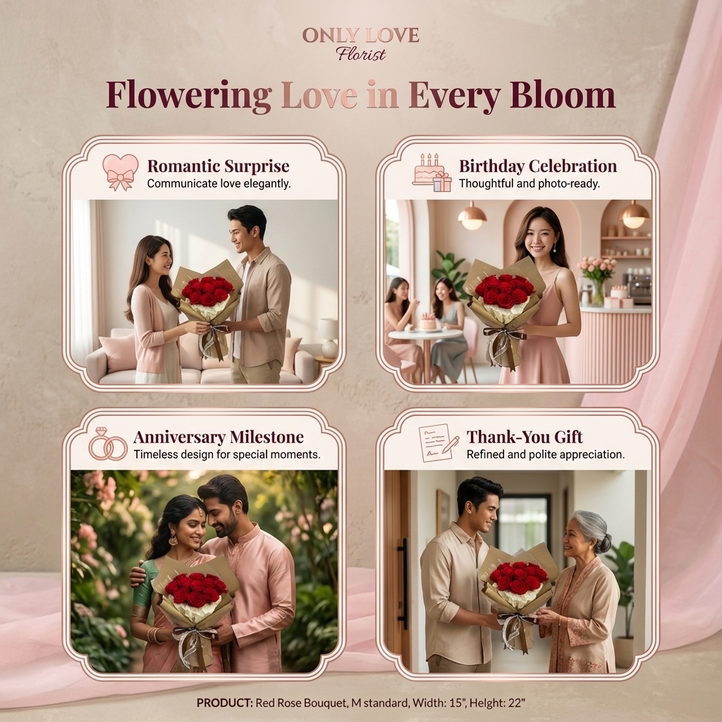 ONLY LOVE Florist bouquet