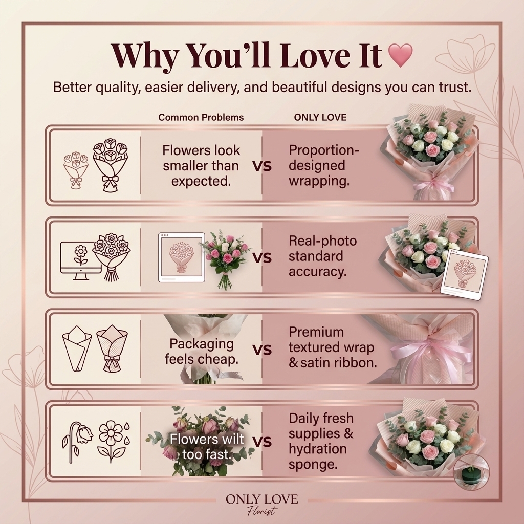 ONLY LOVE Florist bouquet