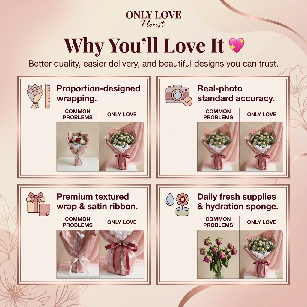 ONLY LOVE Florist bouquet