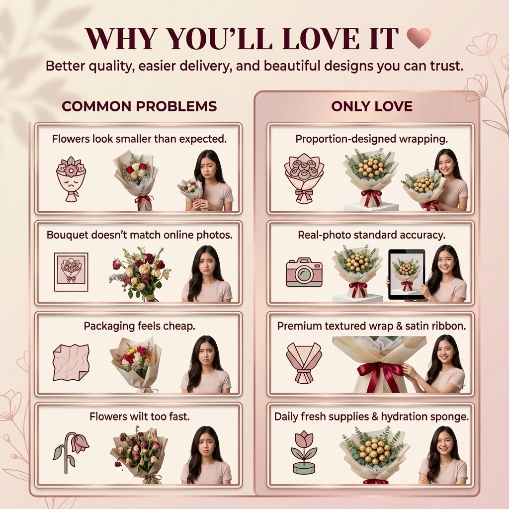 ONLY LOVE Florist bouquet