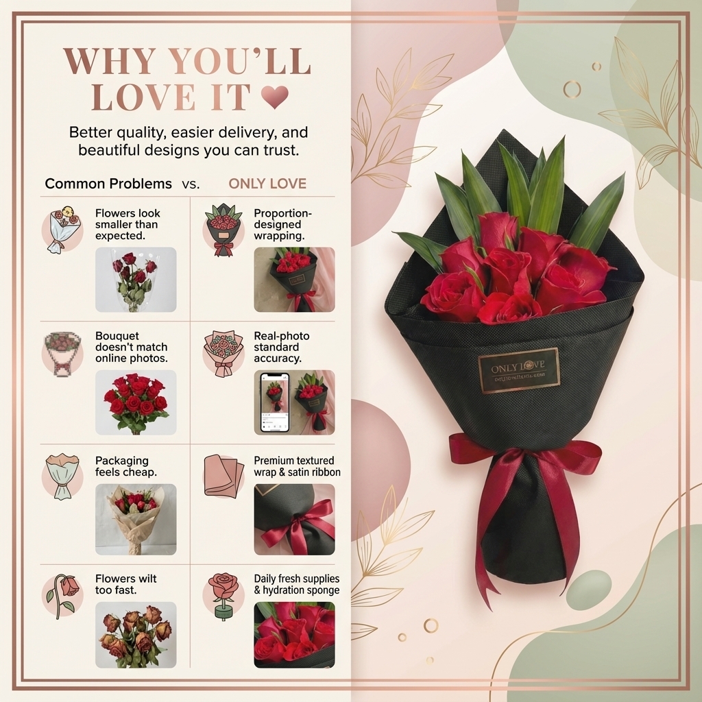 ONLY LOVE Florist bouquet