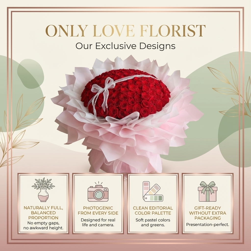 ONLY LOVE Florist bouquet