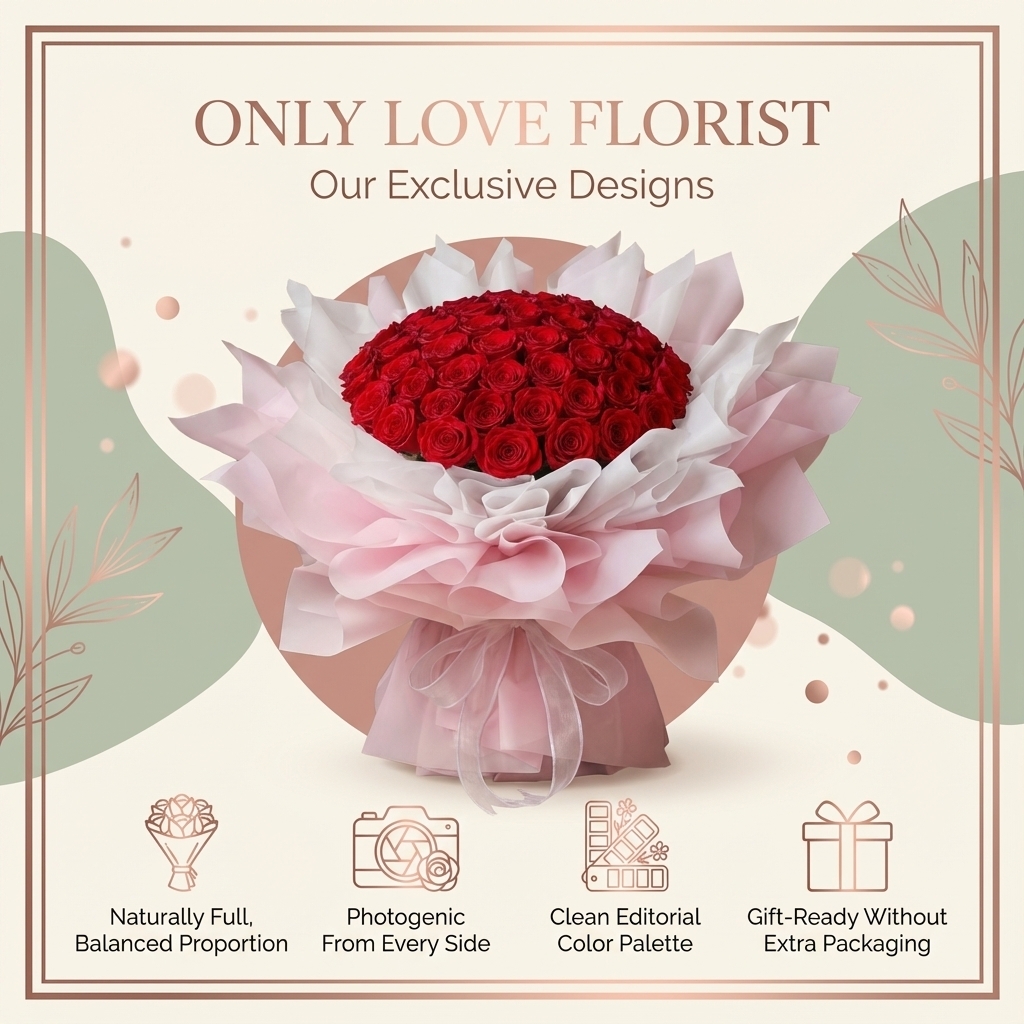 ONLY LOVE Florist bouquet