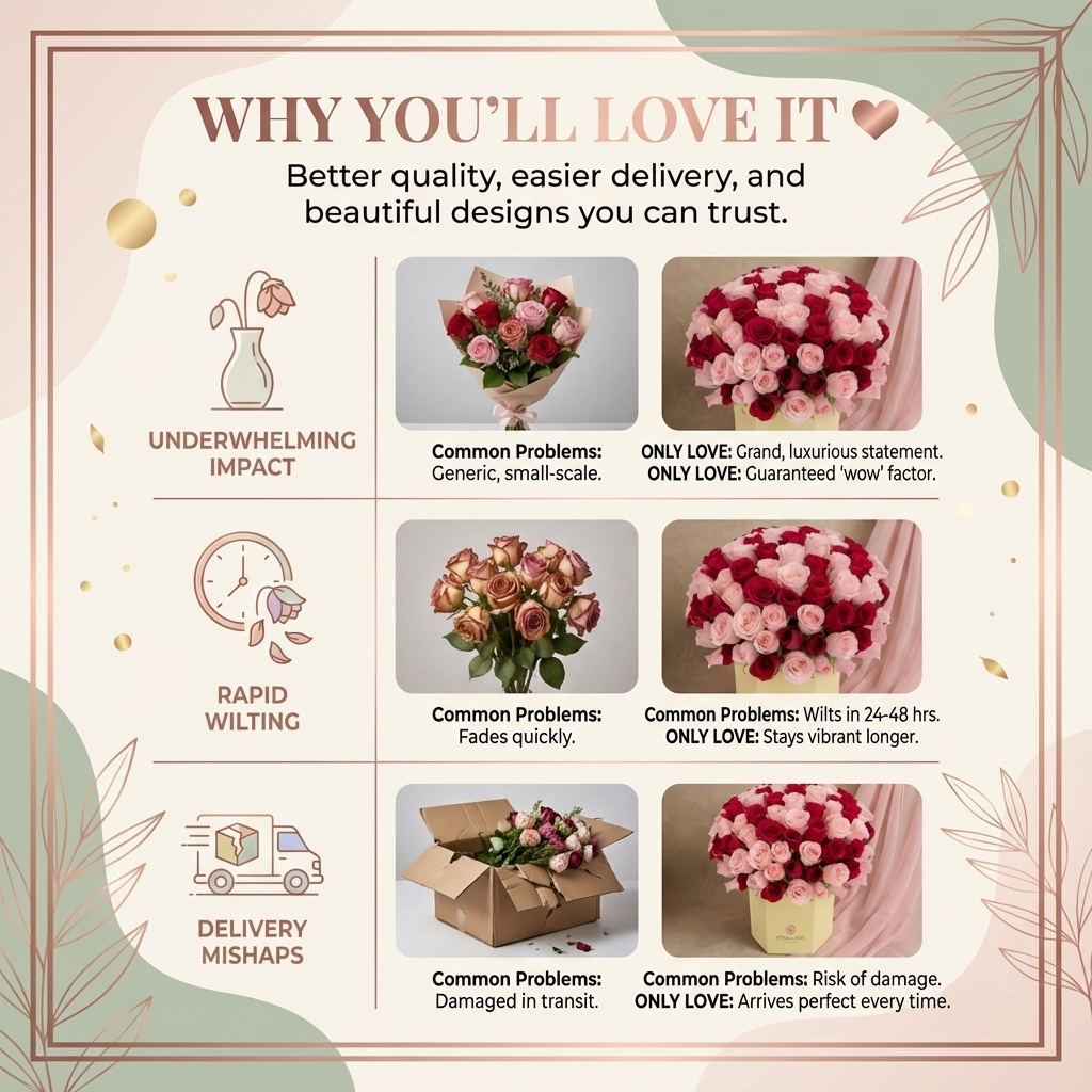 ONLY LOVE Florist bouquet