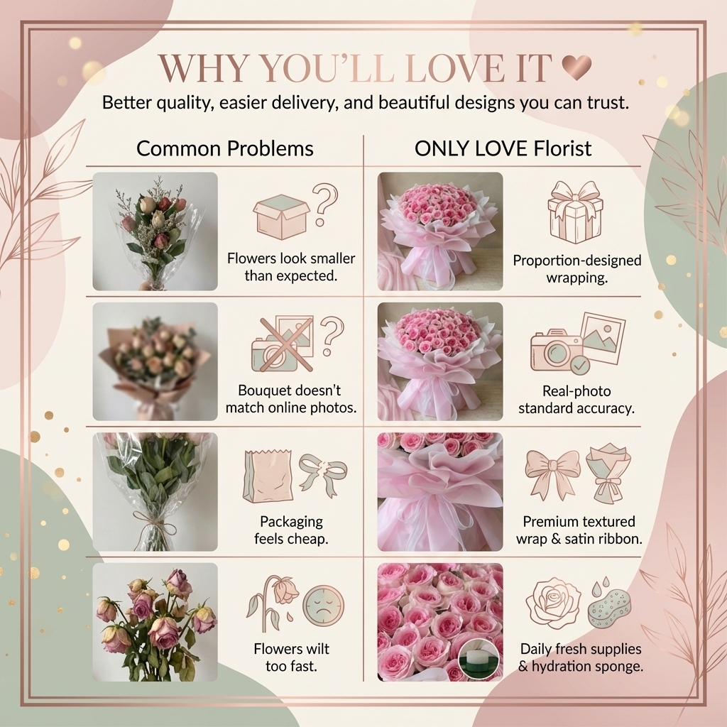ONLY LOVE Florist bouquet