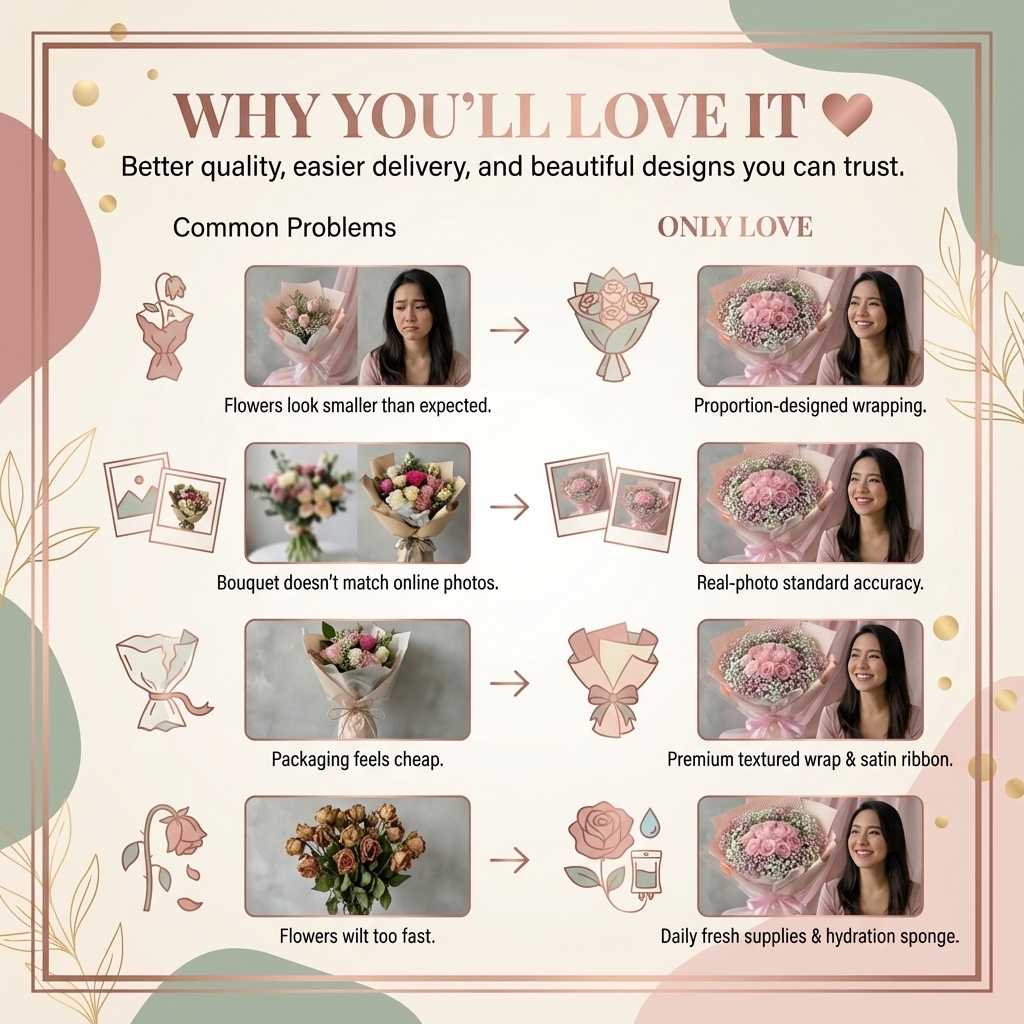ONLY LOVE Florist bouquet