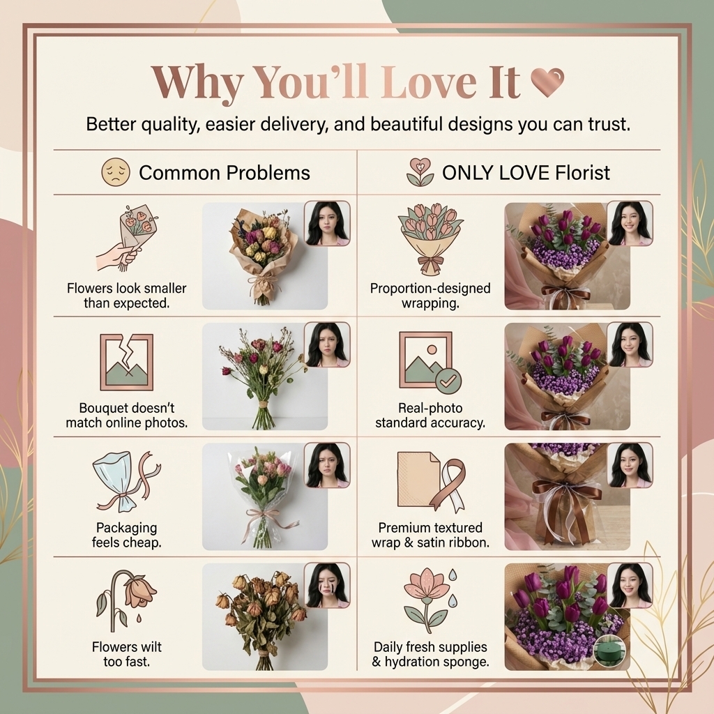 ONLY LOVE Florist bouquet
