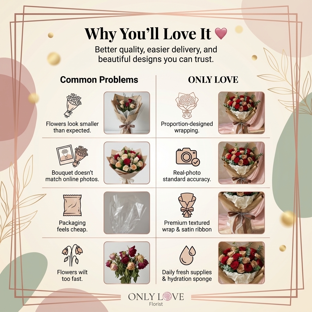 ONLY LOVE Florist bouquet