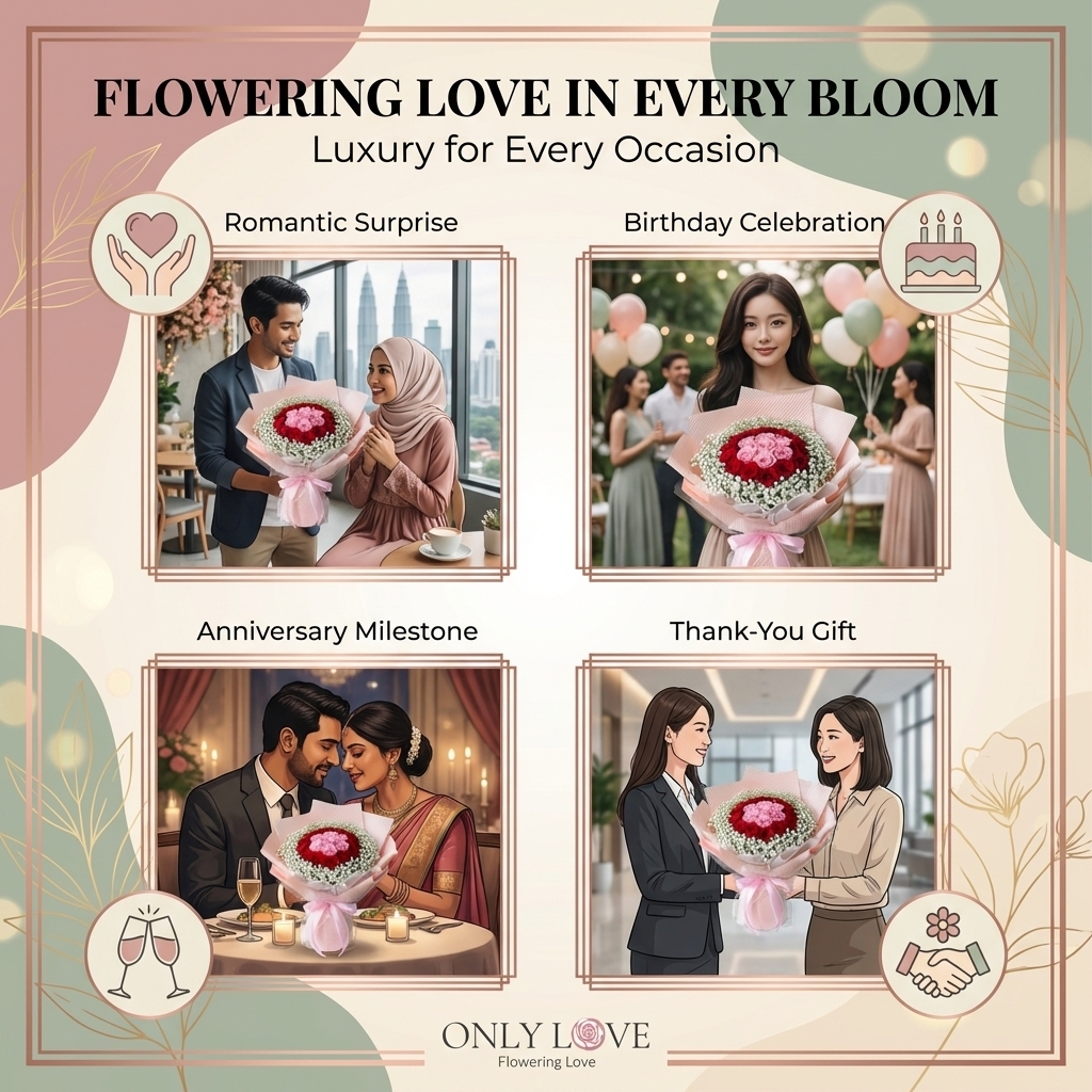 ONLY LOVE Florist bouquet
