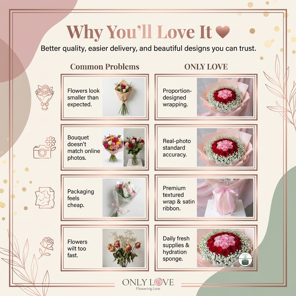 ONLY LOVE Florist bouquet