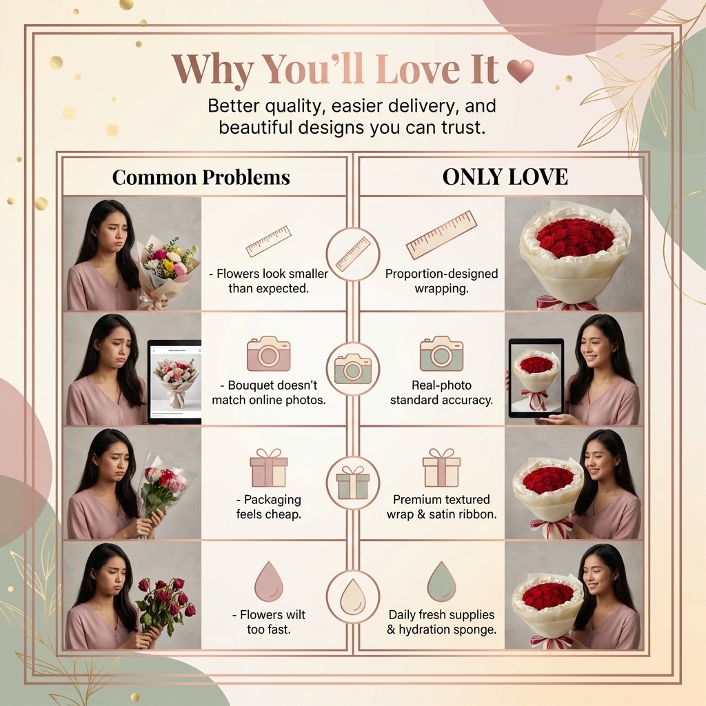 ONLY LOVE Florist bouquet