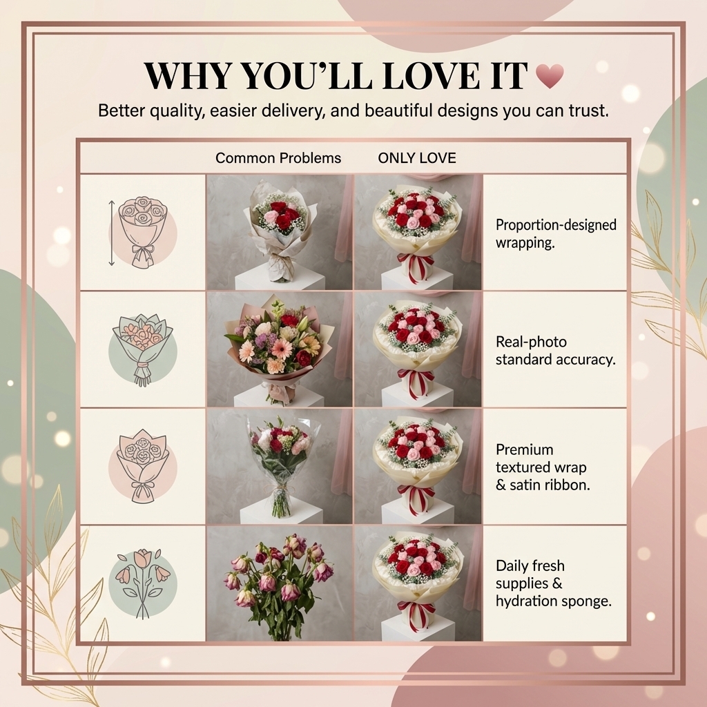 ONLY LOVE Florist bouquet