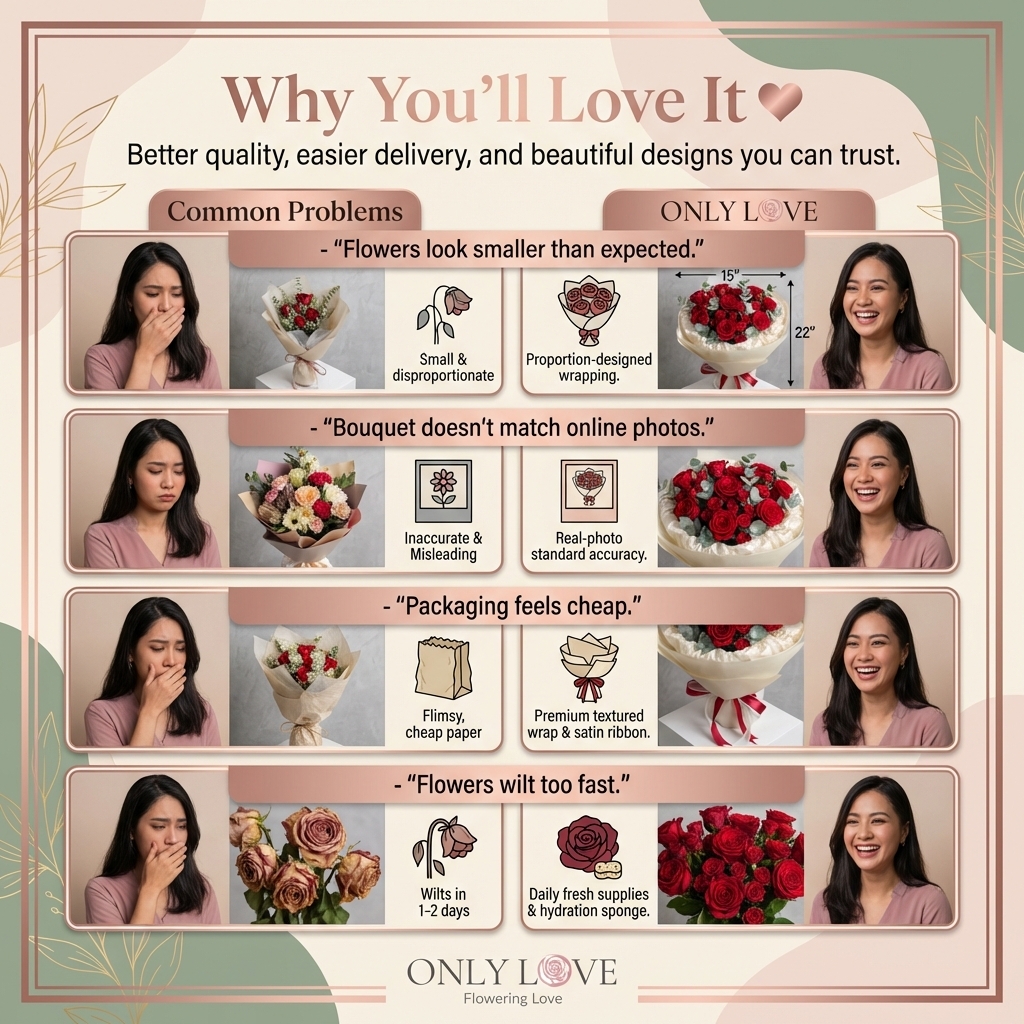 ONLY LOVE Florist bouquet