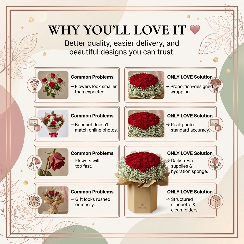 ONLY LOVE Florist bouquet